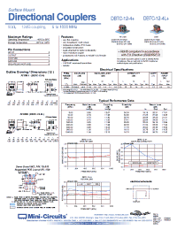 Datasheet DBTC-12-4+ manufacturer Mini-Circuits